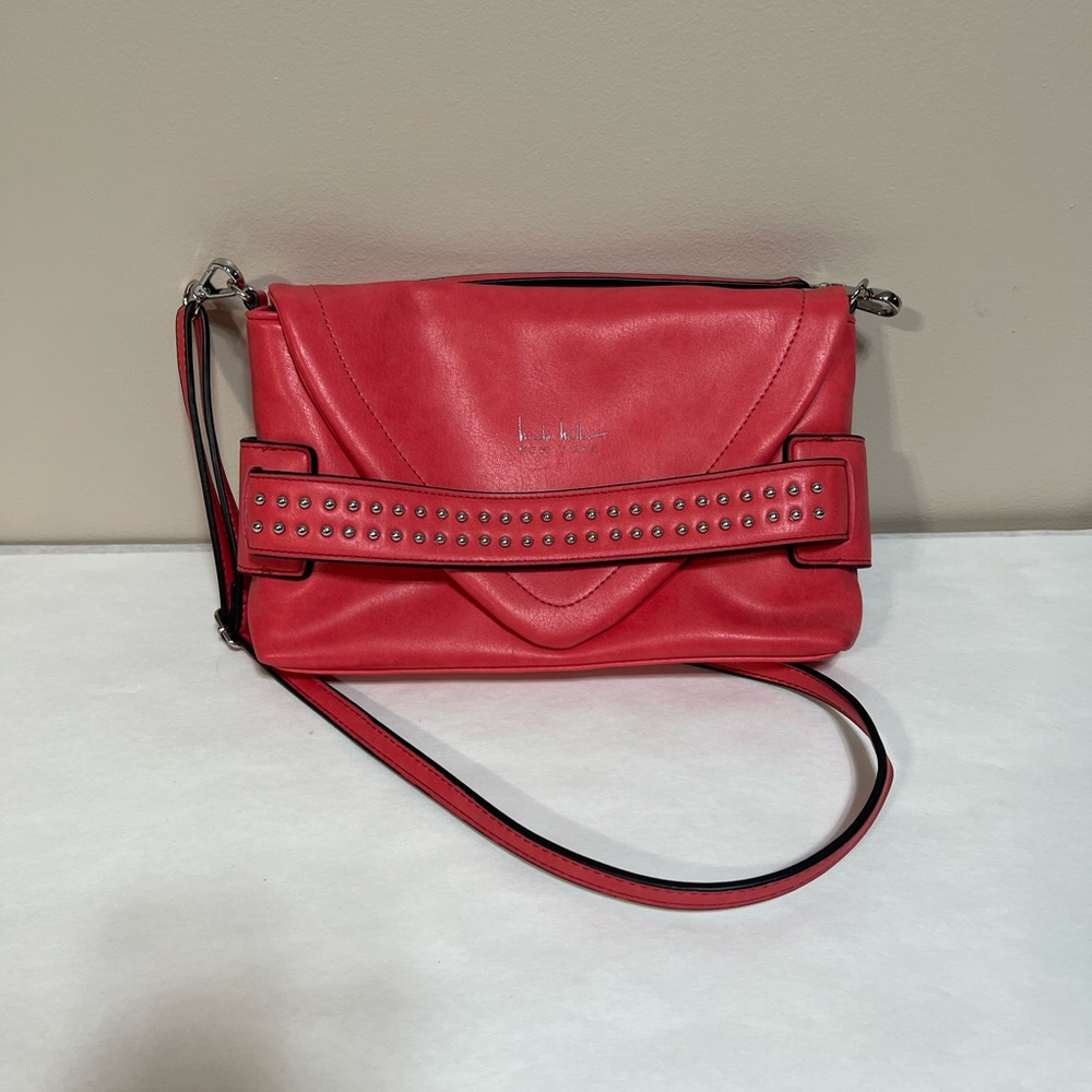Nicole miller coral cross body bag